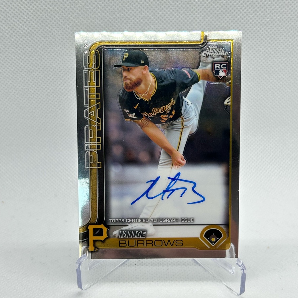 Majestic Pirates Baseball Card with Gold Accents